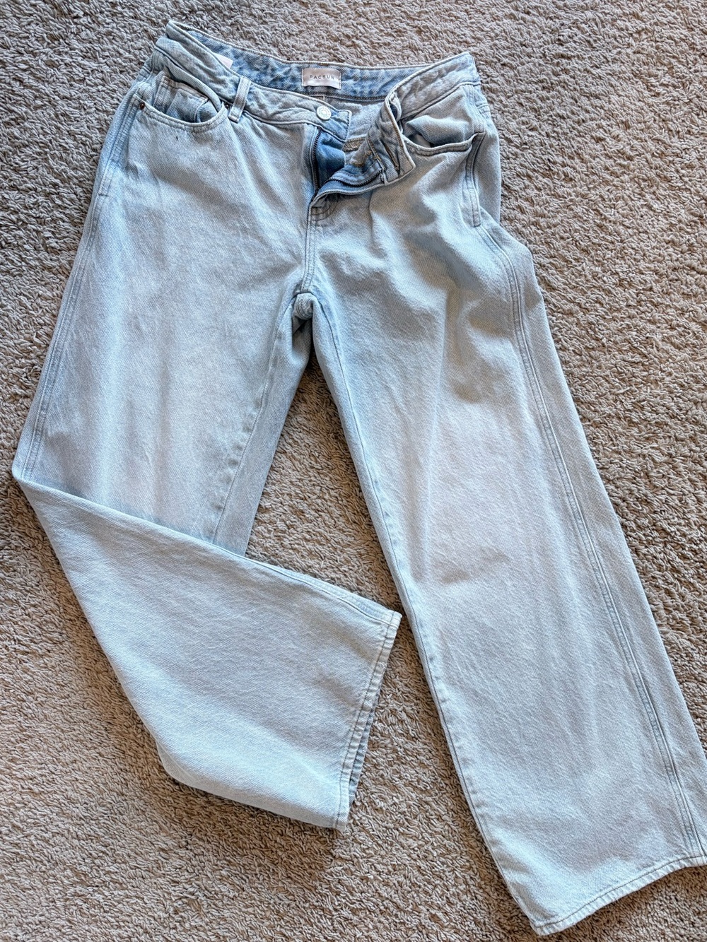 PacSun Casey Low Rise Baggy Jeans Light Wash Size 27 | 30" Inseam